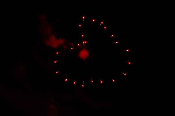 Silvesterrakete im Himmel 2
