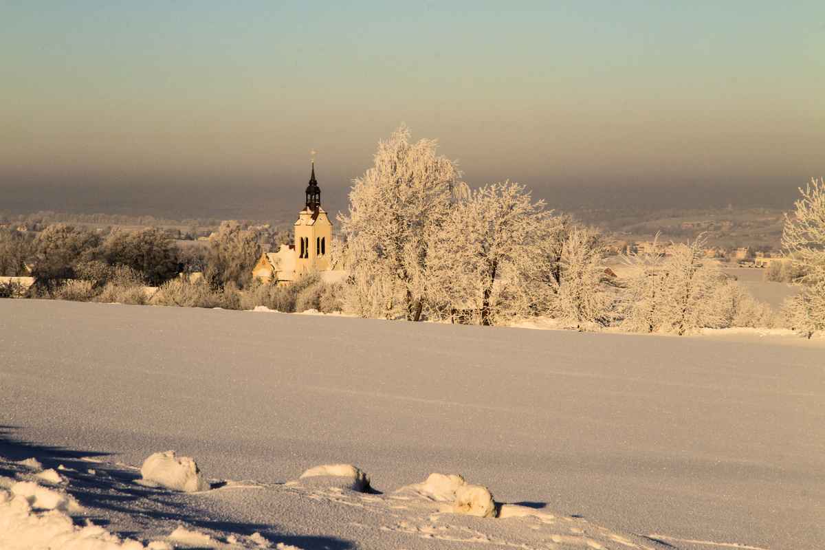 Stenner Kirche im Winter