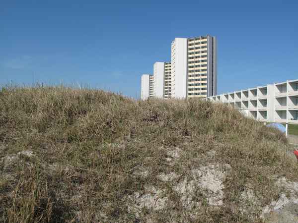 Blick auf Hotelanlage