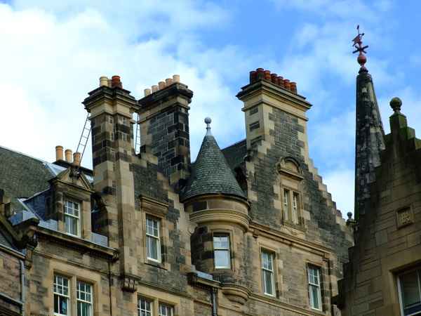 Schornsteine in Edinburgh
