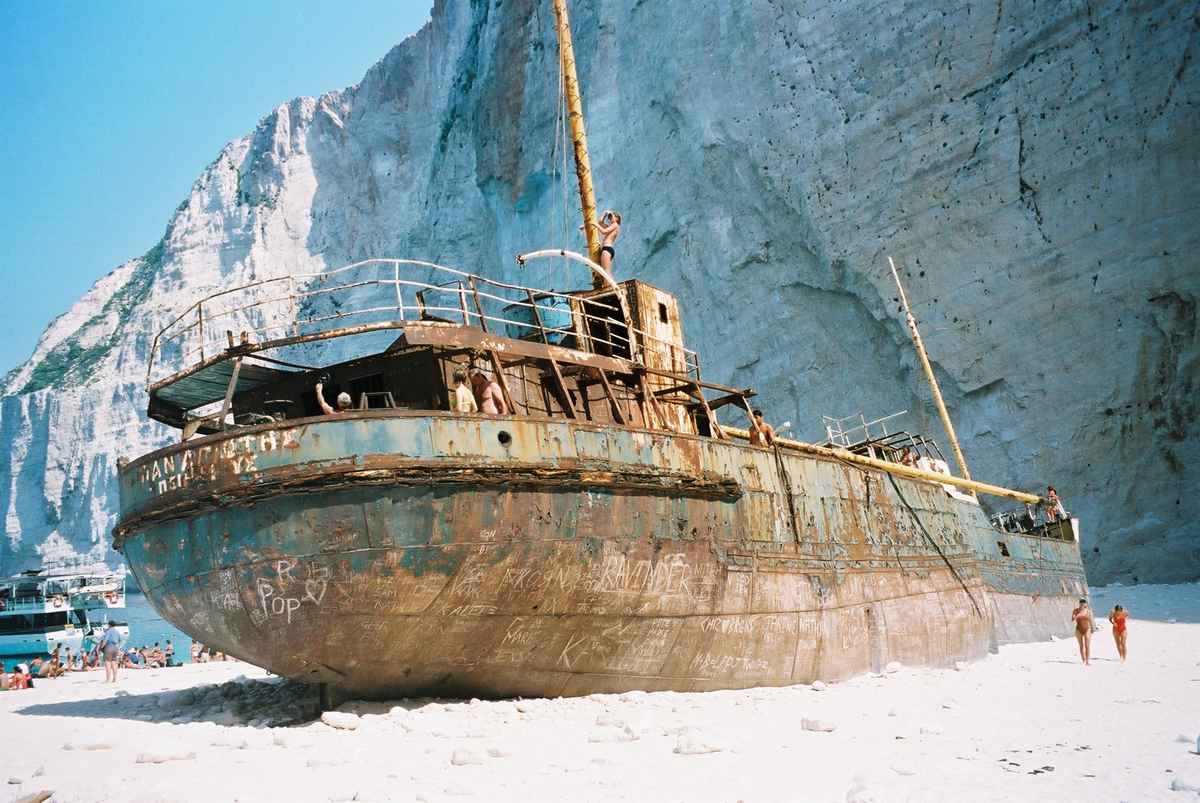 Schmugglerschiff Zakynthos