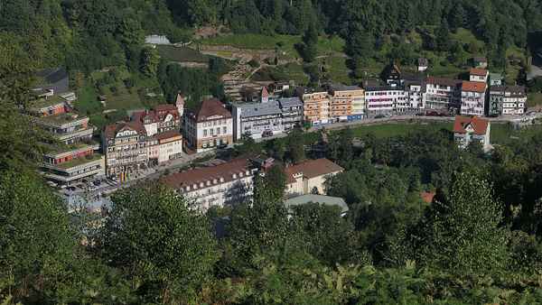 Blick auf Bad Wildbad vom Sommerberg
