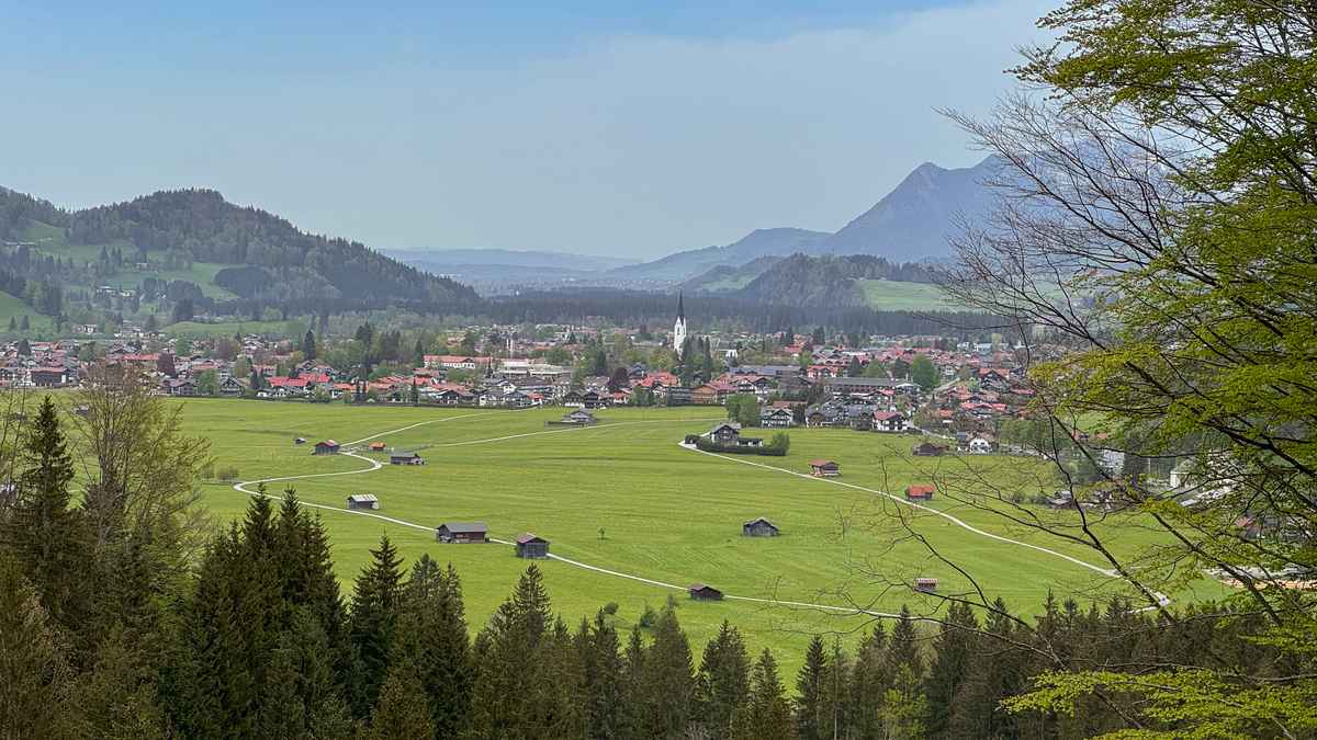 Blick auf Oberstdorf
