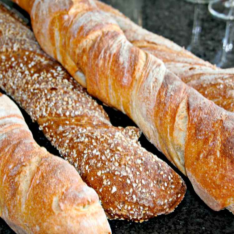 Pain Parisien Flute, Pariserbrot, Baguette