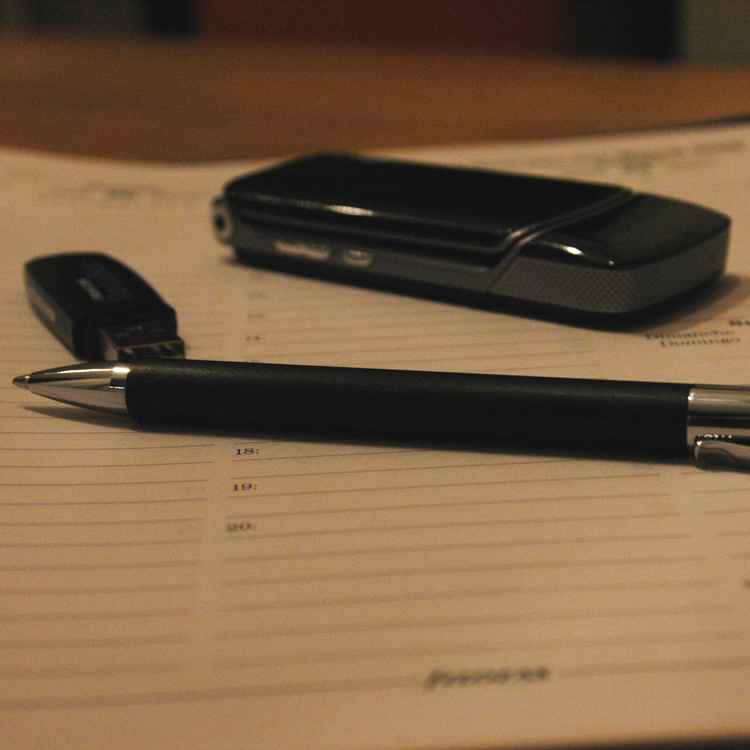 Terminplaner absturzsicher