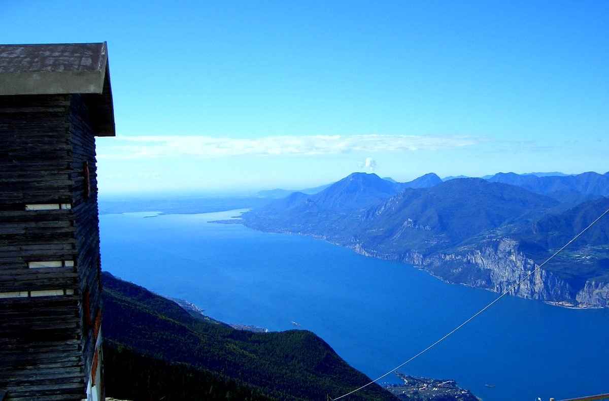 Blick vom Monte Baldo zum Gardasee