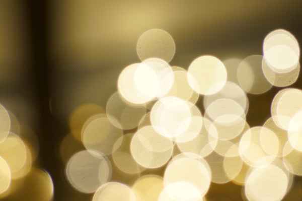 Lichterkette Bokeh-Effekt