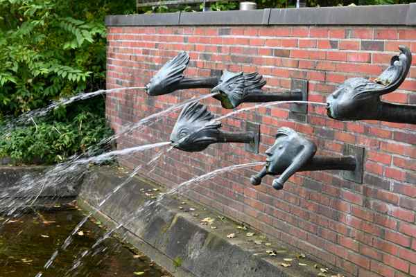 Brunnen im Park von Mölln
