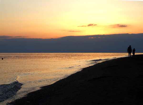 Abendspaziergang am Strand