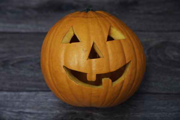 klassischer Halloween Kürbis