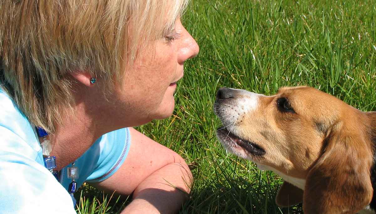 Mensch und Hund
