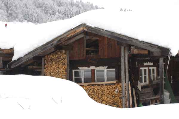Holz vorm Haus