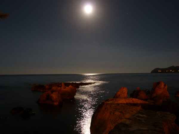 Vollmond an der Promenade 2