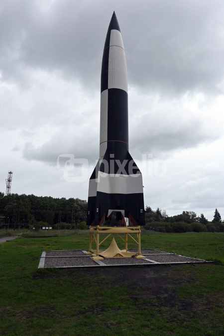 Rakete im Museum von Peenemünde