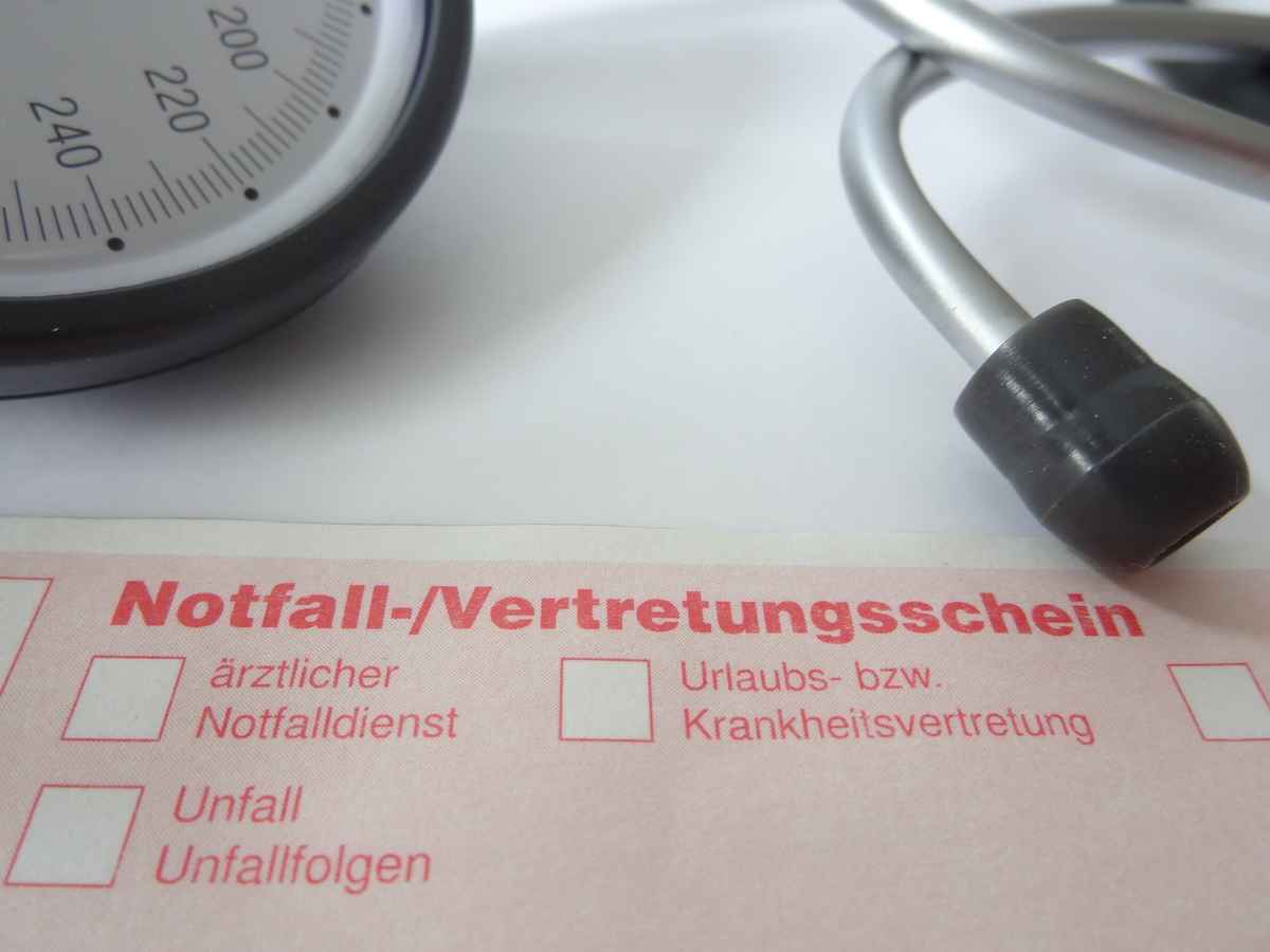 Arzt-Notfall-/Vertretungsschein