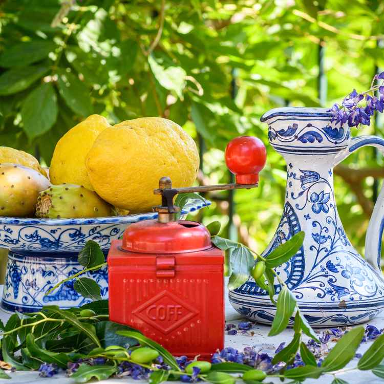 Die rote Kaffemühle