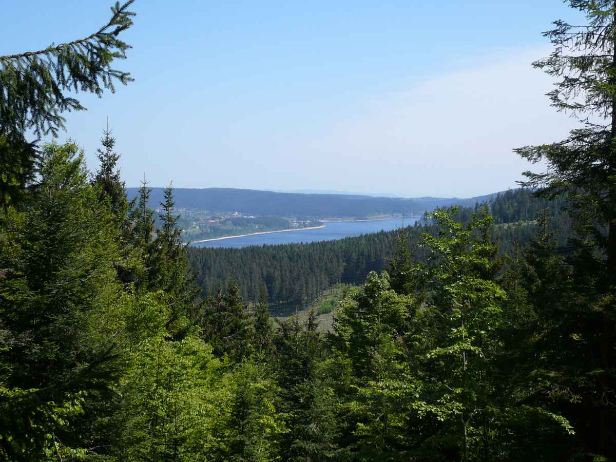 Blick vom Äulemer Kreuz auf den Schuchsee
