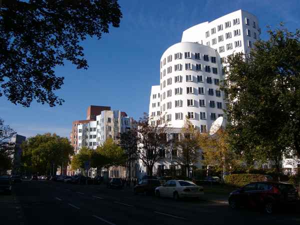 Düsseldorf Gehry-Bauten Unterbilk Medienhafen