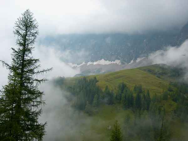 In der Ramsau bei tiefhängenden Wolken 2