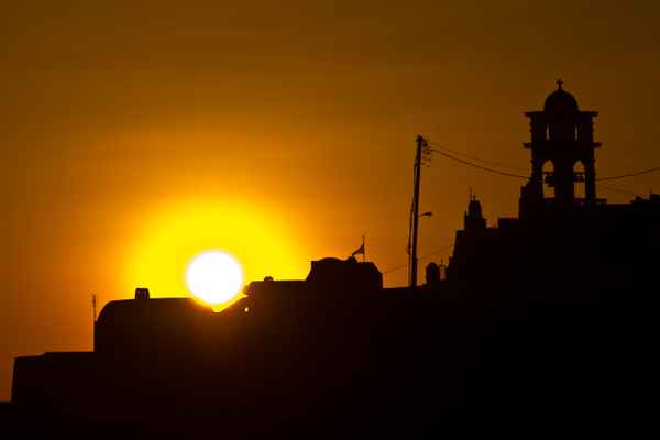Sonnenuntergang in Santorini