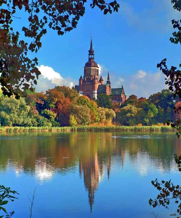 Marienkirche Stralsund gerahmt