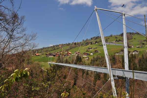 Fussgänger-Hängebrücke Sigriswil