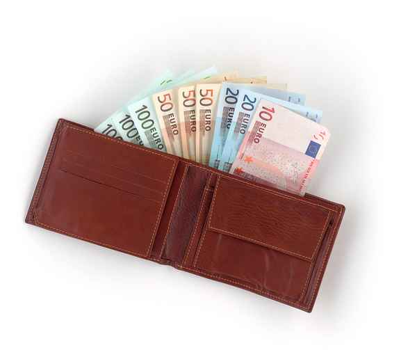 Brieftasche - prall gefüllt!