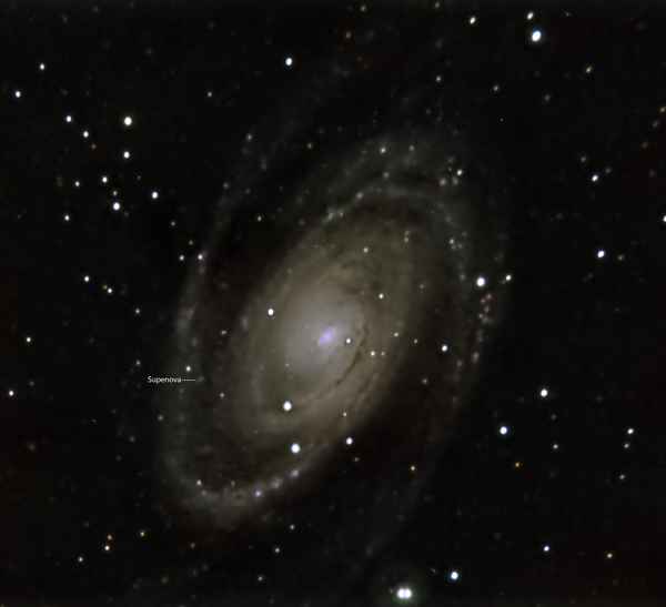 M81 LRGB mit Supernova