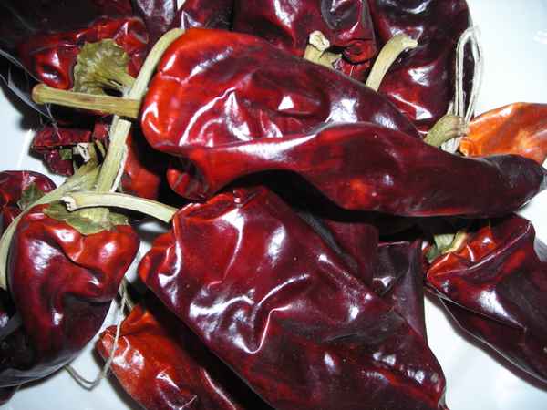 Trockene Rote Paprikaschoten