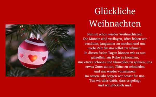 Glückliche Weihnachten
