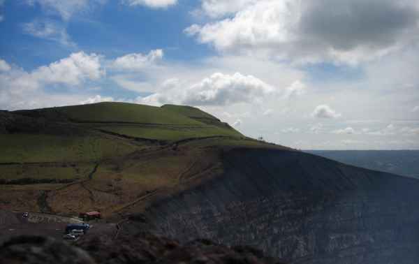 auf dem Vulkan Masaya in Nicaragua