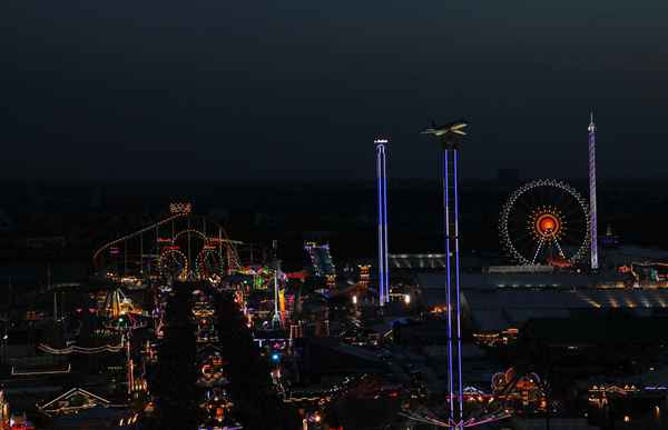 Blick auf das Oktoberfest 2013