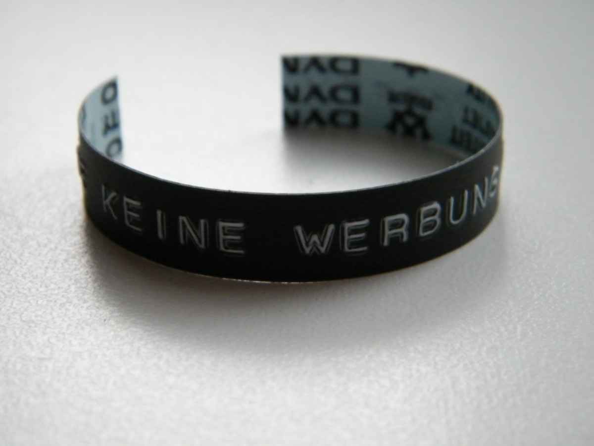 Werben verboten