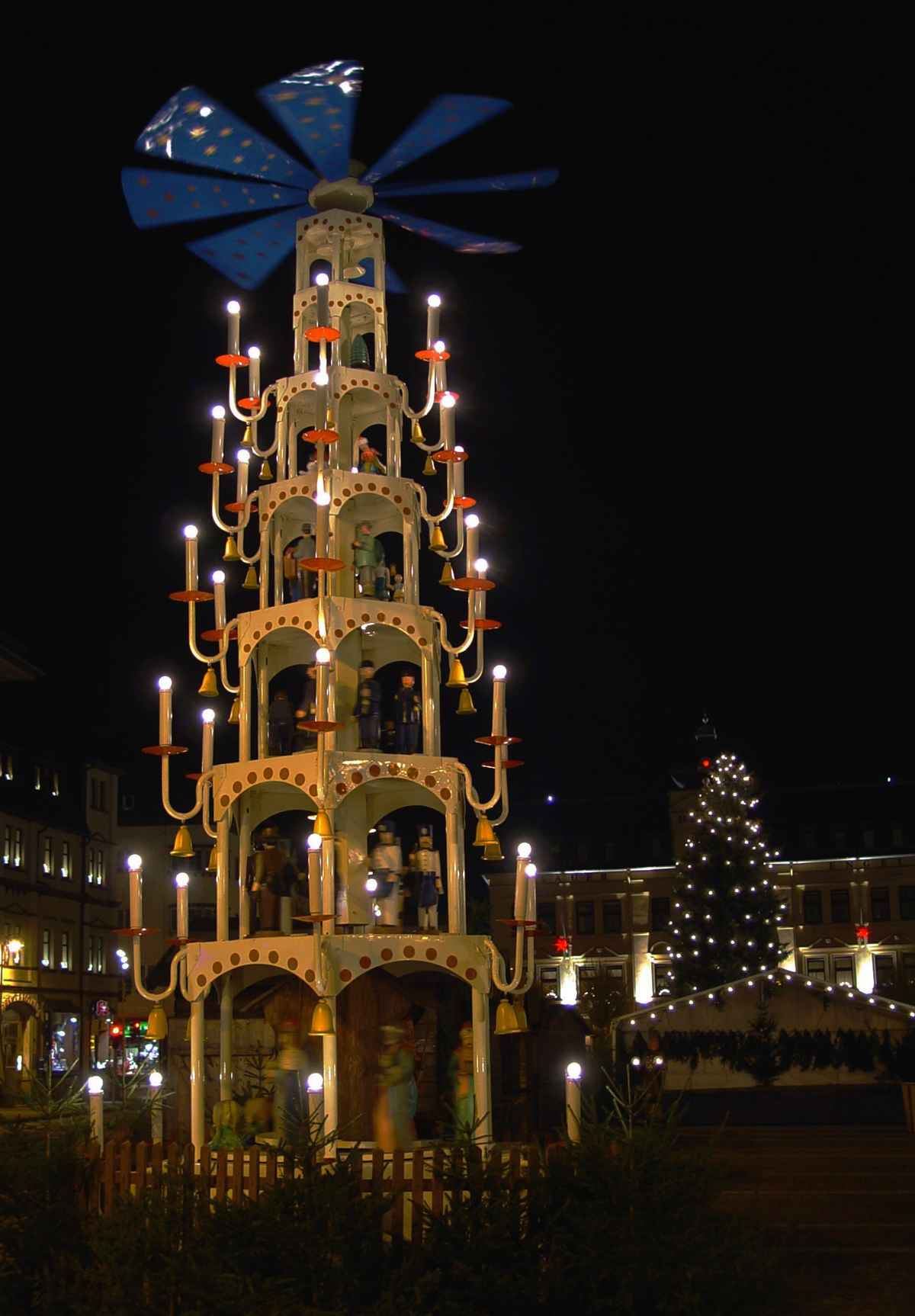 Weihnachtspyramide in Aue
