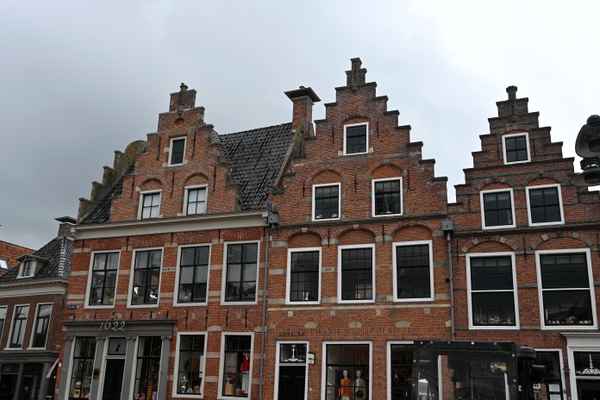 Typische H&auml;user in Dokkum