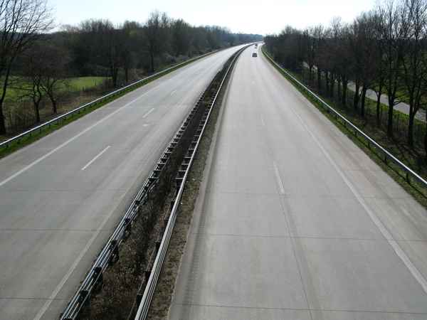 Autobahn in der Coronakrise