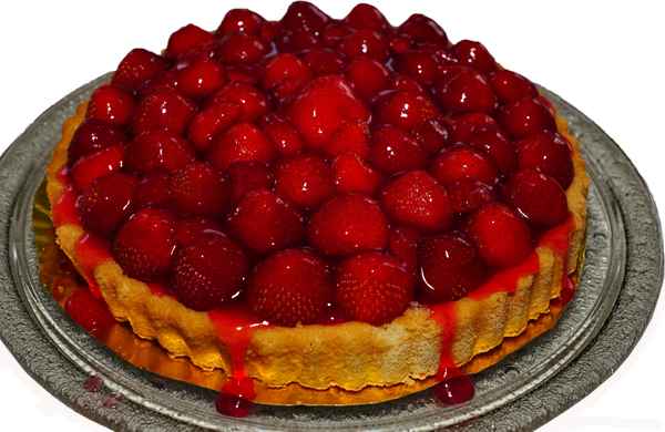 Erdbeertorte, leider ohne Sahne