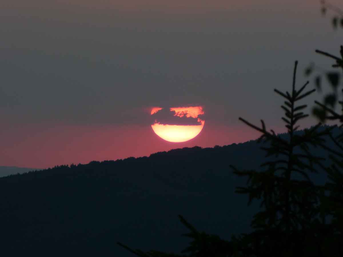Sonnenuntergang im Harz
