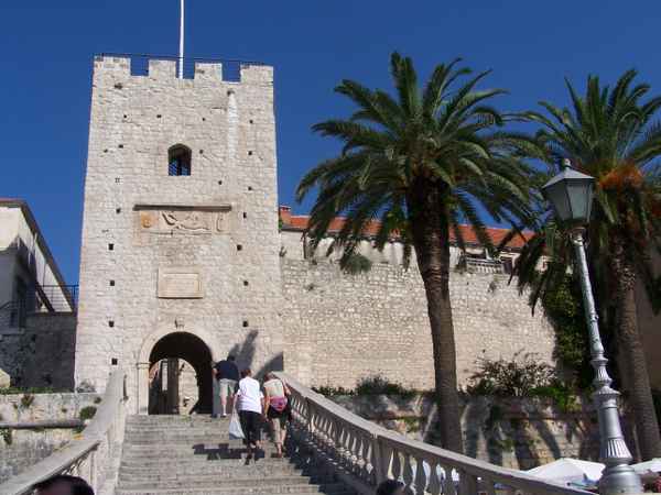 Stadttor von Korcula (Kroatien)