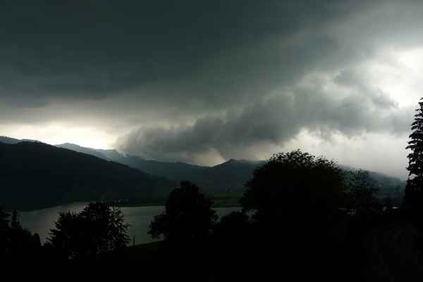 Sturm mit Hagelwetter