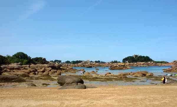 Rosa Granitküste bei Ploumanach/Bretagne