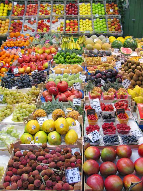 Viktualienmarkt München: Obststand