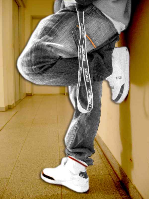 Jeans in den Socken/ Rapper