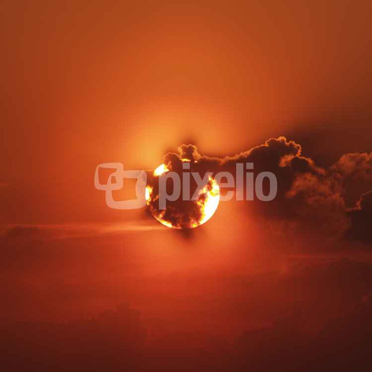 Sonnenuntergang in Thüringen1