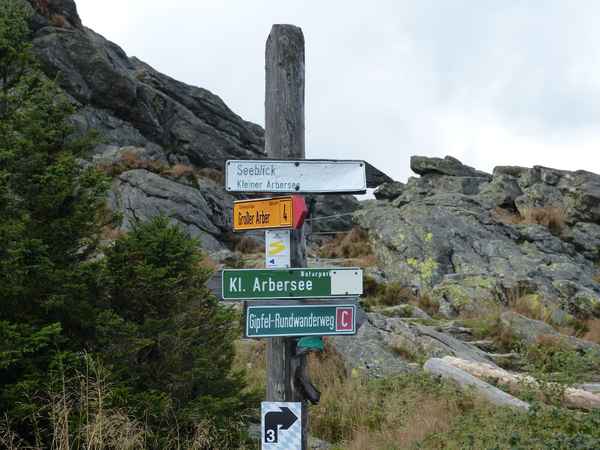 wandern auf dem Arber