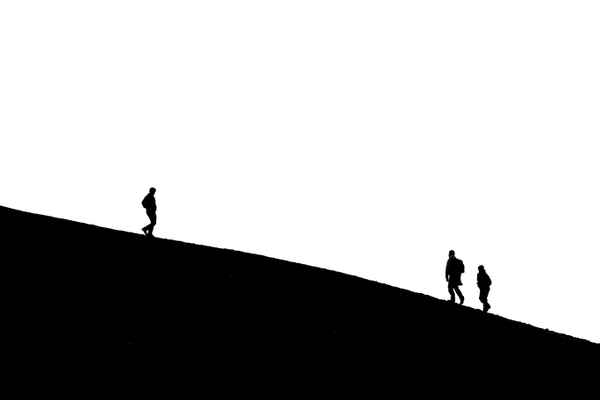 bergauf - bergrunter