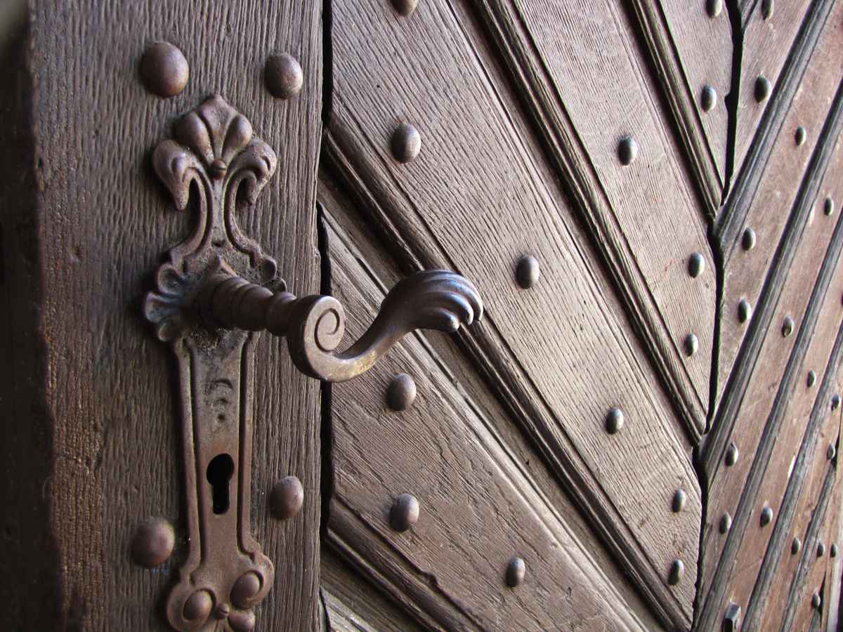 Open the door