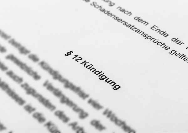 Kündigung