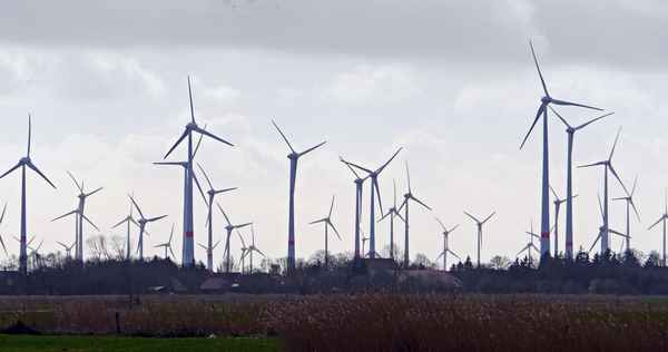 Viel Wind  >  viel Strom