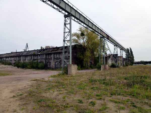 Förderband bei eienr alten Fabrik